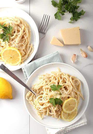 Vegan Lemon Pasta Cashew Cream My Darling Vegan