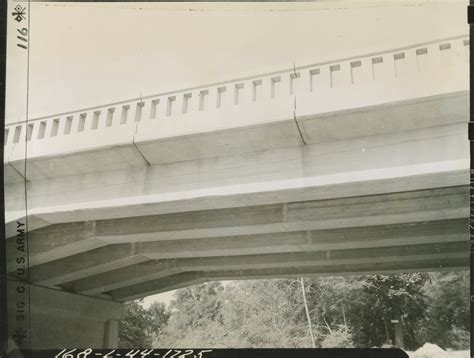 Bridge construction at Fort Benning, Georgia on 11 July 1944 | The