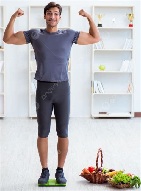 The Man Promoting The Benefits Of Healthy Eating And Doing Sports Man