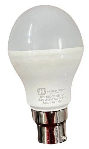 Incandascent 9W Ceramic LED Bulb B22 Cool Daylight At Rs 130 Piece In