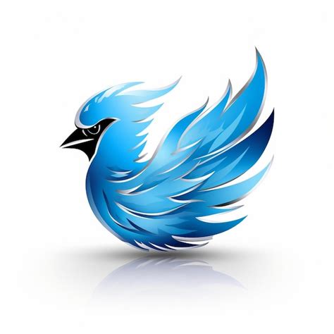 Premium AI Image | Old Twitter logo Blue Twitter Bird Realism with ...