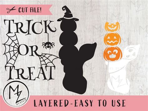 Halloween Ghost Svg Pumpkin Cut File Svg Trick Or Treat Svg