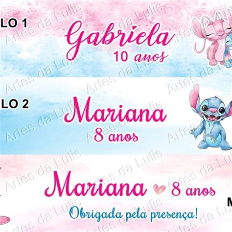 L Pis Stitch Aquarela Elo Produtos Especiais