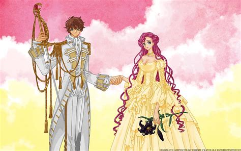 Suzaku And Euphemia Code Geass Rose Euphemia Yellow Bonito Clouds Cute Hd Wallpaper Peakpx