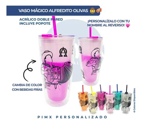 Paquete Vasos Alfredo Olivas Ml M Gicos Env O Gratis