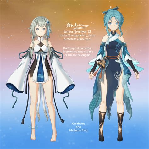 I forgot to update reddit with my Guizhong skin adaptation, so here she