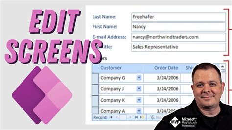 Power Apps Edit Screens YouTube