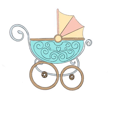 Free Vintage Baby Carriage Clip Art