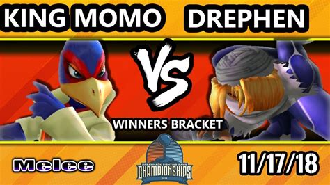 DHATL18 SSBM Drephen Sheik Vs MVG King Momo Falco Smash