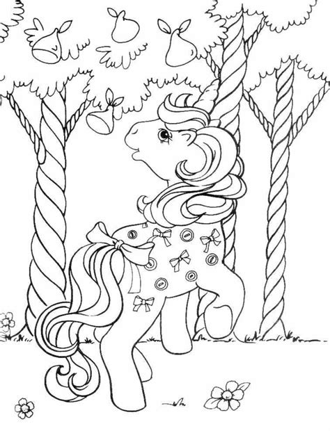 Classic My Little Pony Coloring Pages Free Art And Craft Kids