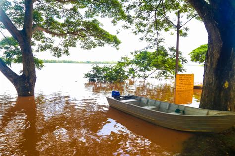 A Gazeta Cheia Do Rio Doce Devido Chuva Em Mg J Causa Alagamentos