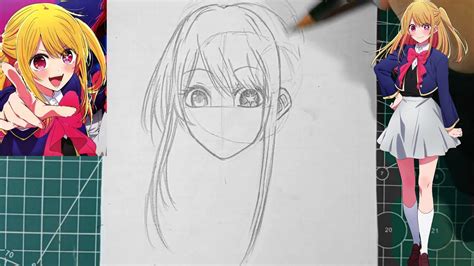 Ruby Hoshino Oshi No Ko Anime Drawing Tutorial Youtube