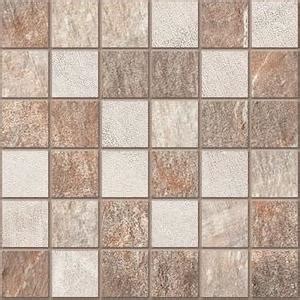 Mosaico Muretto Stone Brown X Cm Matte Depth Mm Porcelain