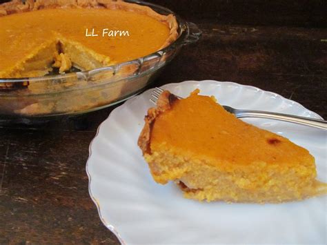 Ll Farm Pumpkin Pie Using Home Made Puree