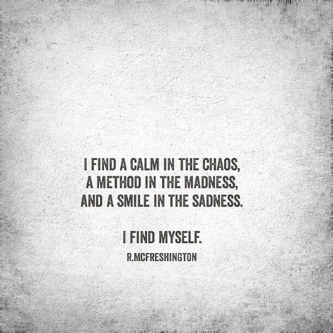 Calm In The Chaos Quote Aristocratmoms