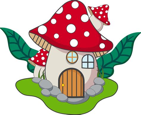 Cute Little Gnome Houses. Cute Fairy Houses Clipart 20609892 Vector Art