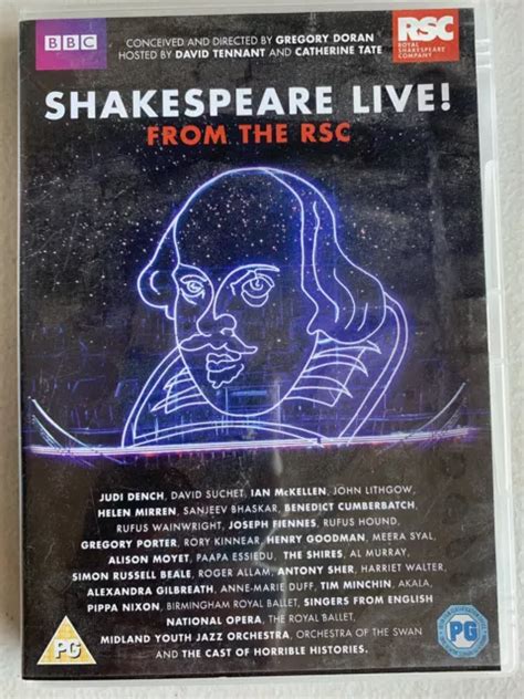 SHAKESPEARE LIVE FROM The RSC DVD 2016 David Tennant Catherine