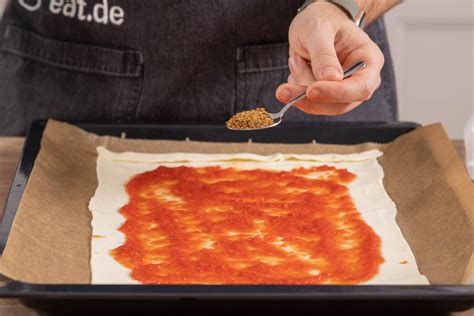 Pizza Strudel Mit Bl Tterteig