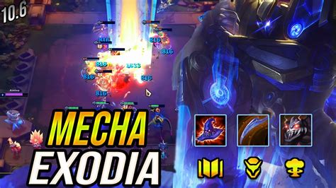 6 SORCERER MECHA PILOT EXODIA TFT SET 3 GAMEPLAY Teamfight