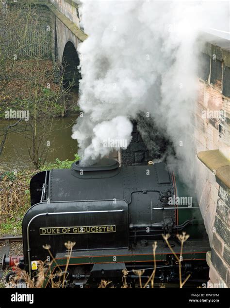 Duke of Gloucester steam train Stock Photo - Alamy