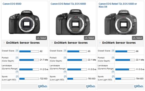 CANON EOS 650D review: Strictly Status Quo - DXOMARK