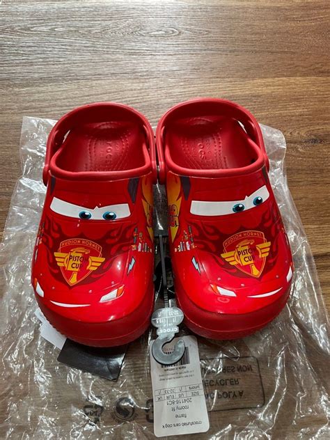 Kids Crocs Lightning Mcqueen Babies And Kids Babies And Kids Fashion On