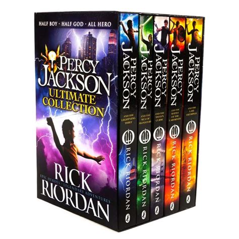 Rick Riordan Percy Jackson Ultimate Collection Set Of 5 Books