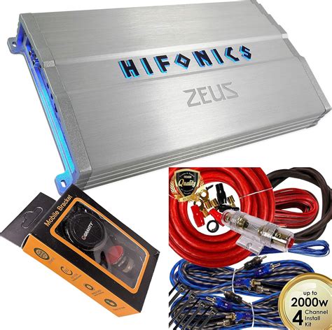 Amazon Hifonics ZG 1200 4 Zeus Gamma 1200w 4 Channel Car Audio