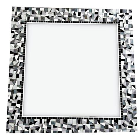 Black And White Square Mosaic Mirror Green Street Mosaics