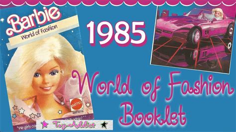 Barbie World Of Fashion 1985 Mini Catalog Booklet Toy Addict YouTube