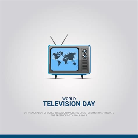 Día Mundial De La Televisión Vector Gratis Vector Premium