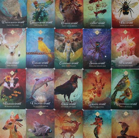 Spirit Of The Animals Oracle Tarot Deck Card 52 Cardsset Etsy