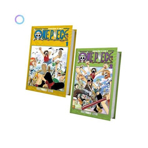 One Piece 3 Em 1 Mangá Vol 1 Ao 2 Kit Nova Coleção Panini Mangá