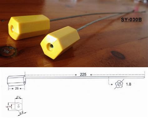 Sy 030b Gas Oil High Security Cable Seals Locks Hexagon Security Cable