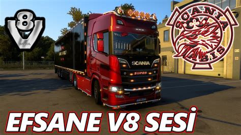 EFSANE V8 SESİ EŞLİĞİNDE Euro Truck Simulator 2 SCS ONLİNE CANLI YAYIN