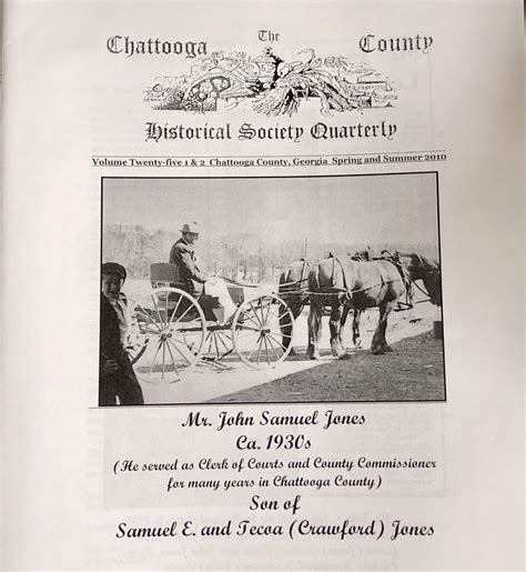 Quarterly– The Gore area | Chattooga County Historical Society