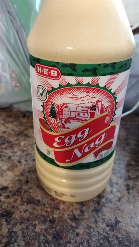 Heb Egg Nog Is Best Nog Rsanantonio