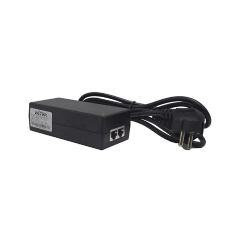 Inyector Hi PoE 60W PoE 802 3 af at bt 48V Conexión plug and play