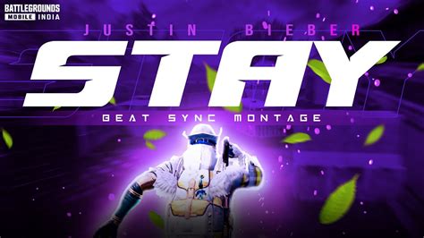 Stay Justin Bieber Best Bgmi Velocity Beat Sync Montage Bgmi