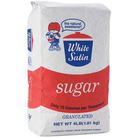 White Satin 4 Lb Fine Granulated Sugar By White Satin At Fleet Farm