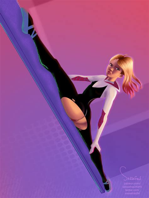 Spider Gwen Splits By Sassafras Hentai Foundry
