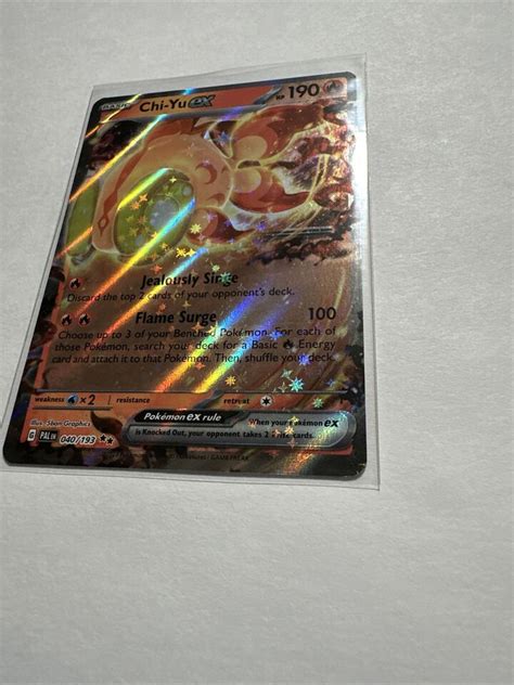 Pokémon TCG Paldea Evolved Chi Yu ex 040 193 eBay