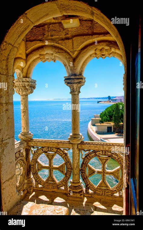 Inside the Belem tower at Lisbon Stock Photo - Alamy