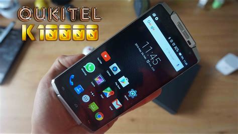 Oukitel K El Dispositivo M Vil Con M S Bater A Mah Youtube