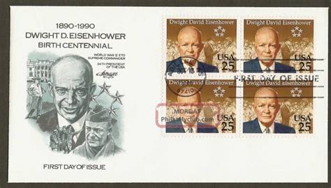 C Eisenhower Birth Centennial Artmaster Fdcb