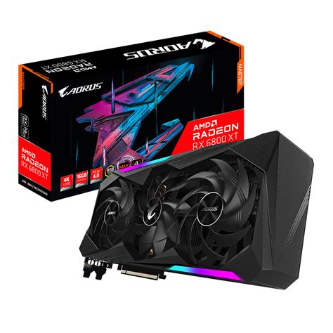 Vga การ์ดแสดงผล Gigabyte Aorus Rx6800xt Master 16gb Gddr6 Gv