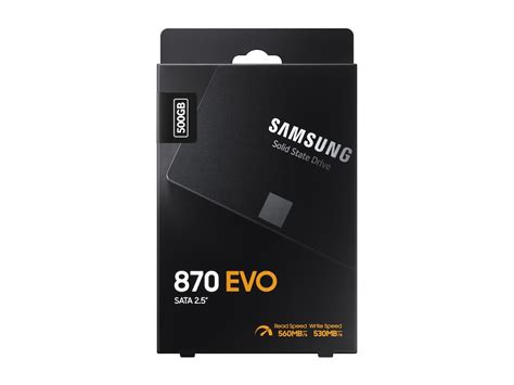 870 EVO SATA 2.5" SSD 500GB Memory & Storage - MZ-77E500B/AM | Samsung US