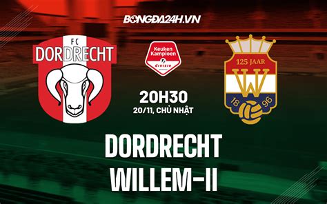 Soi kèo Dordrecht vs Willem II Hạng 2 Hà Lan 2022 23