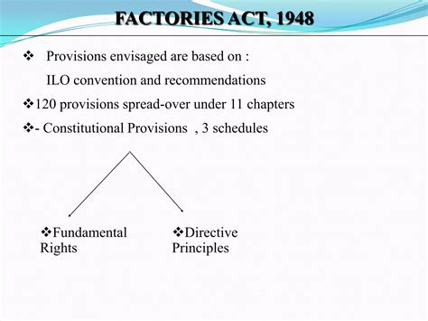 factories act 1948 | PPTX