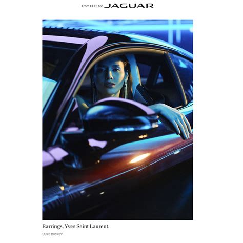 Elle X Jaguar Ad Campaign Natalie Off Duty